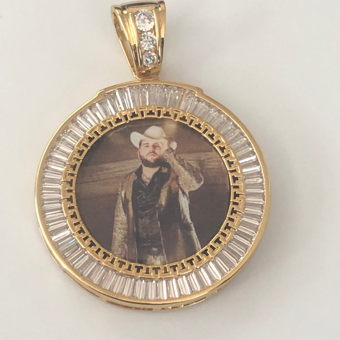 24K Gold Plated Custom Made Centenario with 26" Necklace