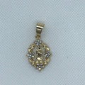 24K Gold Plated Our Lady of Guadalupe Pendant Virgen De Guadalupe Medalla Oro Laminado