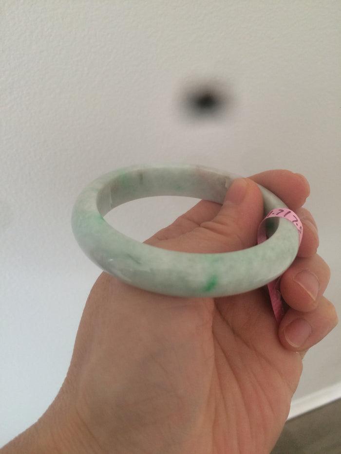53.7mm certificated Type A 100% Natural apple sunny Jadeite Jade bangle Y60-6617