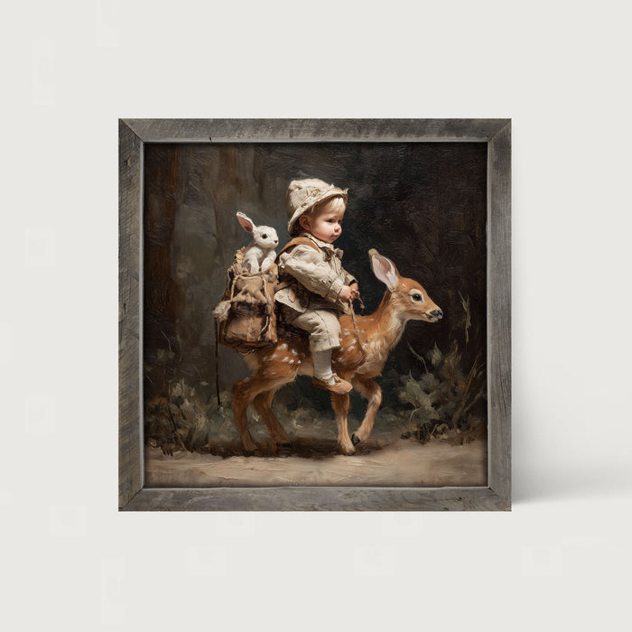 A Boy with his Forest Friends