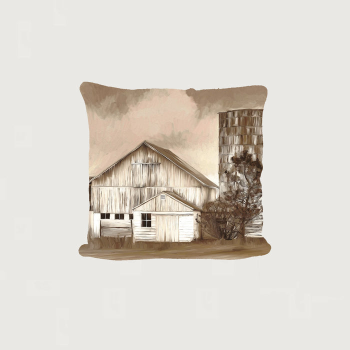 Abandoned Barn - Pillow