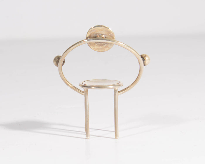 ACME Michele de Lucchi “First” Sterling Silver Miniature Chair