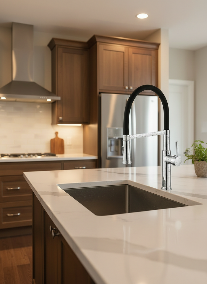 All- Stainless Steel Kitchen Sink Tap