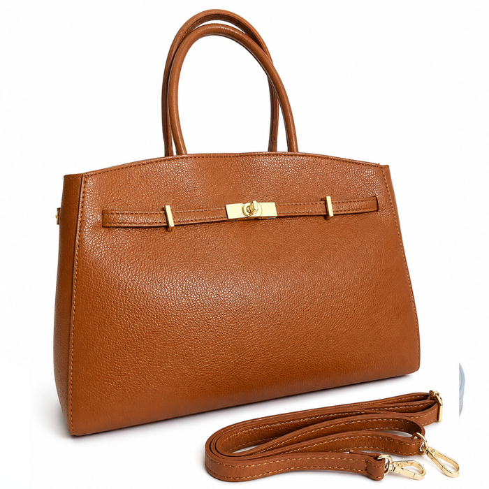 Genuine leather Amelia Big handbag by Private Label, featuring a sleek design and spacious interior for everyday use.