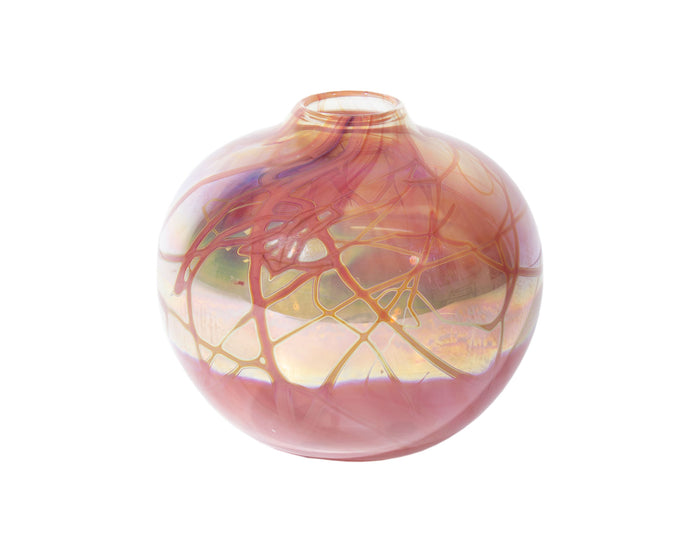 Andrew Shea Signed Art Glass Vase