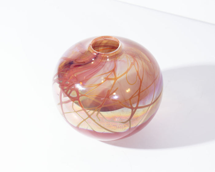 Andrew Shea Signed Art Glass Vase