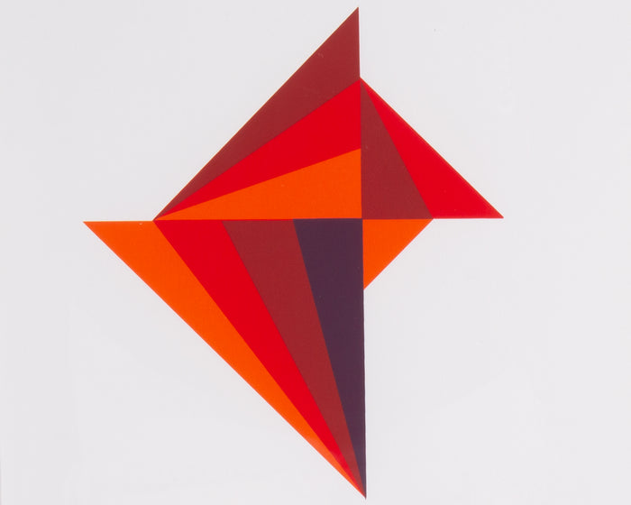 Anton Stankowski 1995 “Konstruktion and Intuition” Serigraph Print
