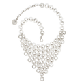 Chanour Aurora Mesh Collar necklace featuring a delicate, shimmering mesh design with a stylish, modern look.
