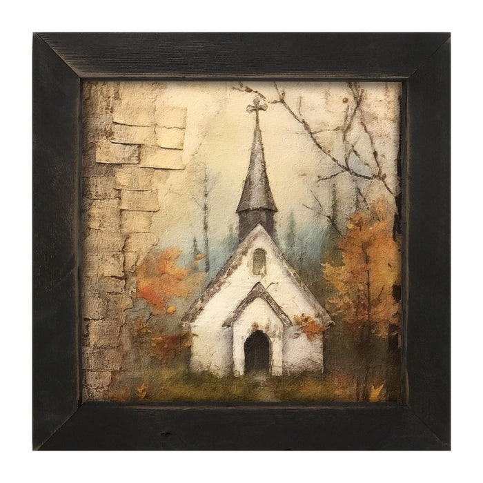 Autumn Church 2 - Framed Art