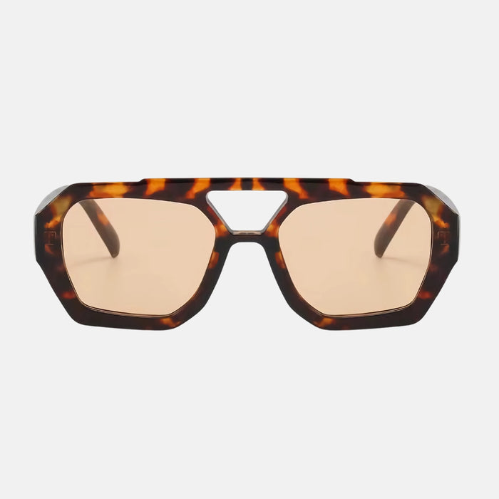 oculos cali sol leopardo marrom frente
