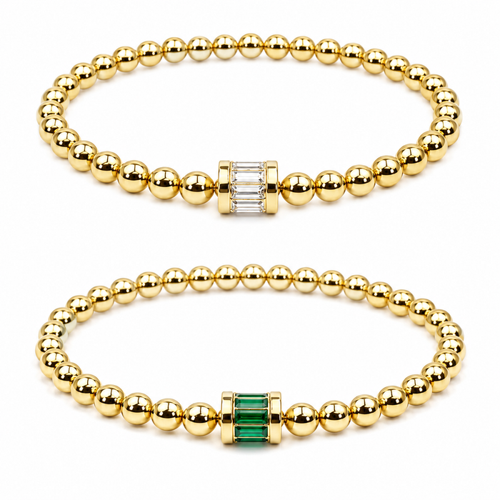 Baguette Beaded Bracelet
