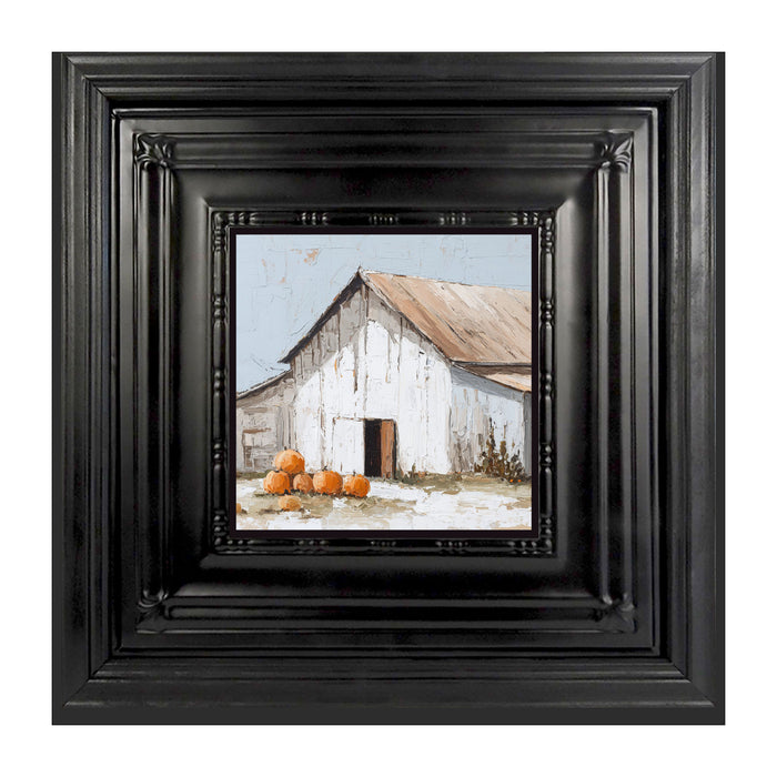 Barn with Pumpkins