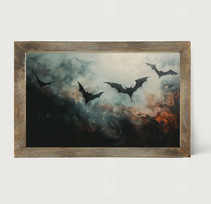 Bats in the moonlight