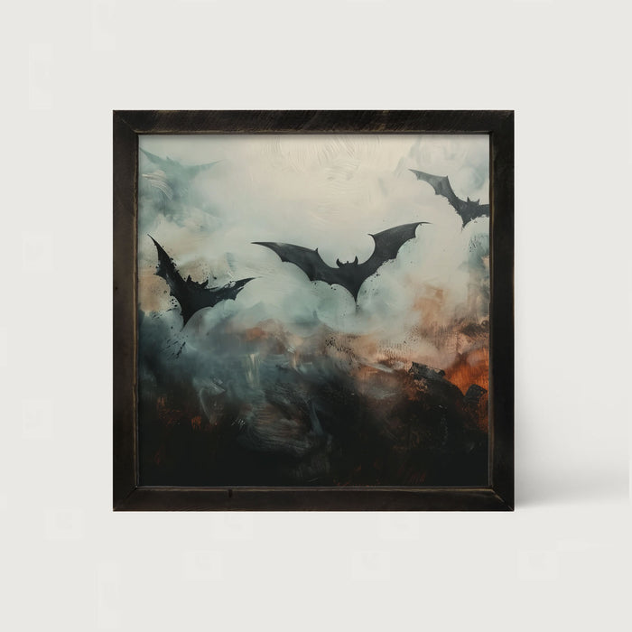 Bats in the moonlight