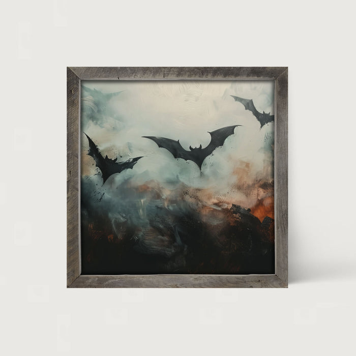 Bats in the moonlight