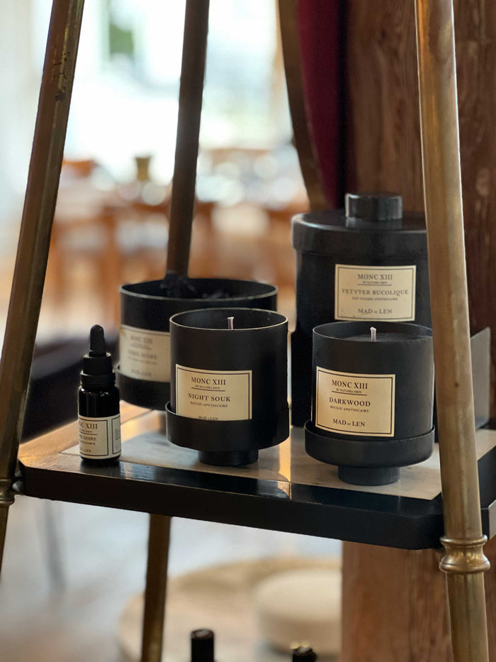 Bougie Apothicaire in Vetyver Bucolique with Black Wax by Mad Et Len