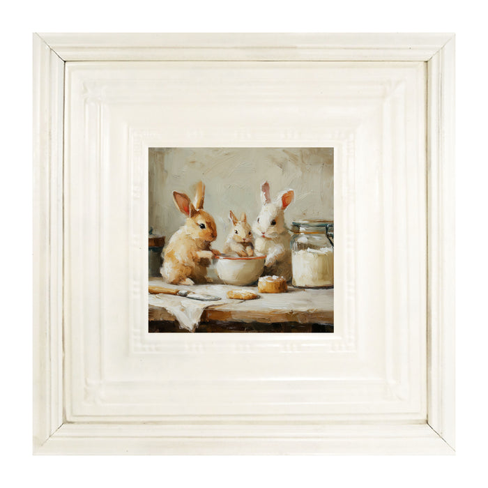 Bunnies Baking Together