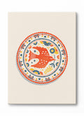 Cardinal Dish, Canvas