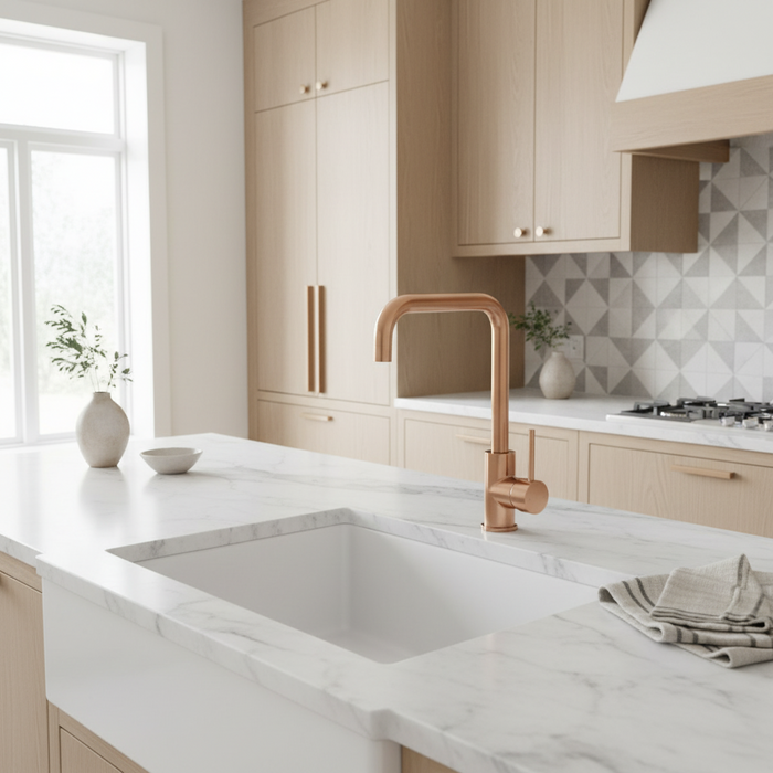 Caroma Jade AP Sink Mixer Rose Gold