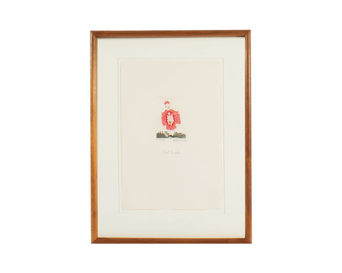 Christine Thouzeau “Before Birth” Aquatint Print