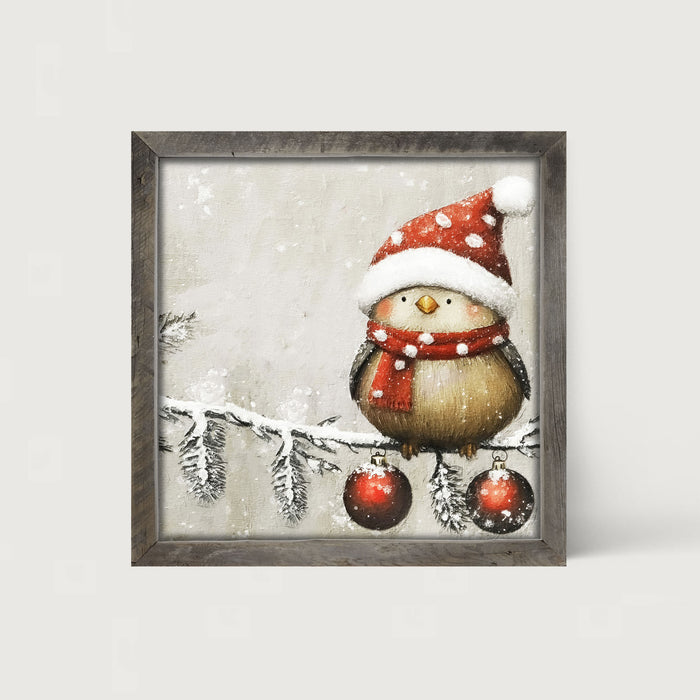Christmas bird with Ornaments