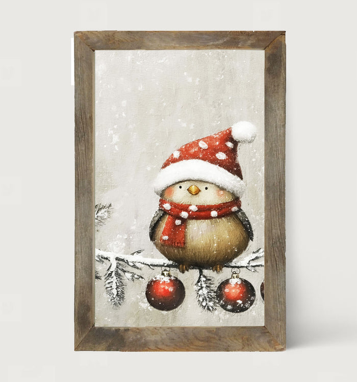 Christmas bird with Ornaments