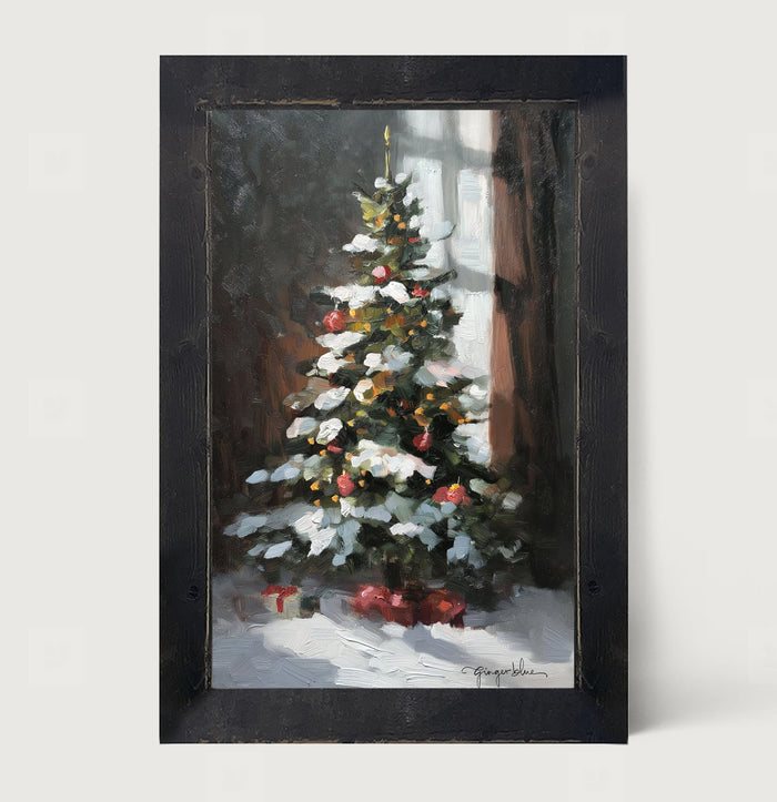 Christmas Tree near Window