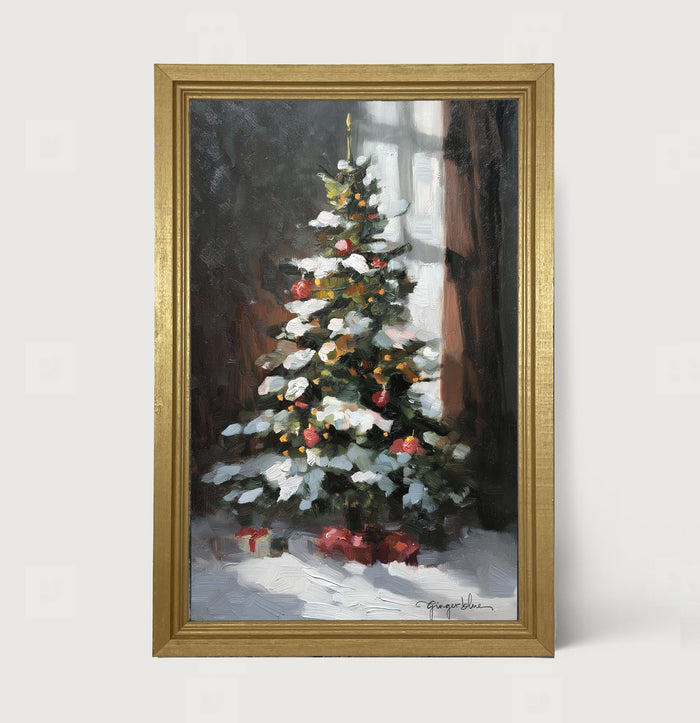 Christmas Tree near Window