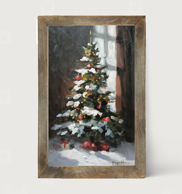 Christmas Tree near Window