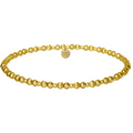 Gold filled beaded bracelet named Coco by BARA BOHEME, featuring a stylish and elegant design.