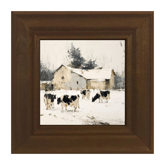 Cows in the Snow