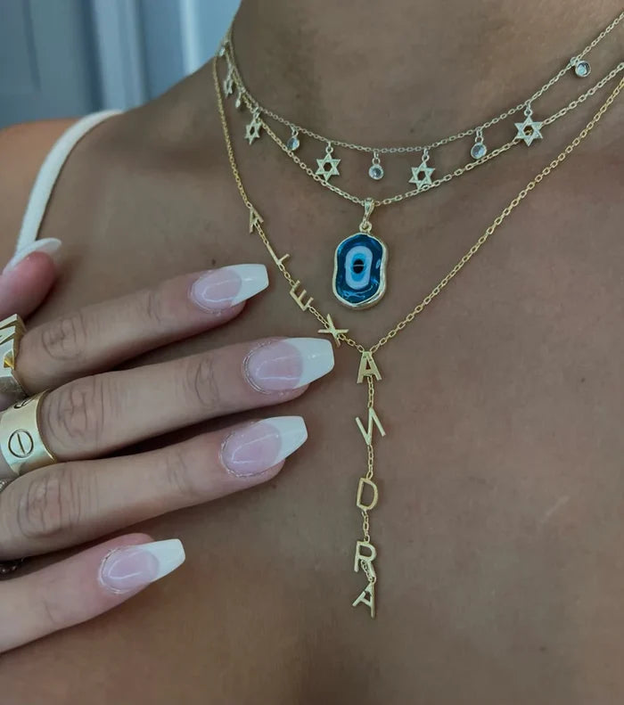 Custom Lariat Name Necklace