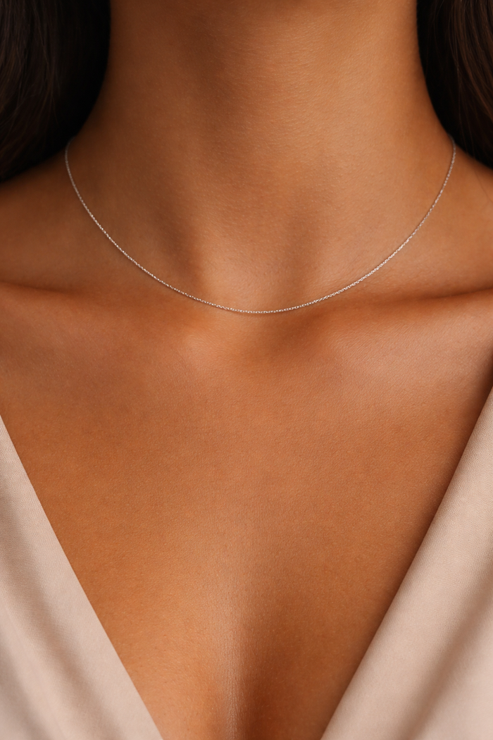 Dainty Link Chain Adjustable Necklace