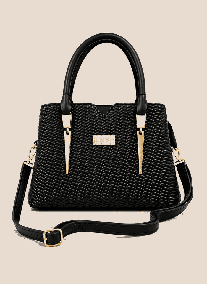 D.BERRY Quilted Leather Satchel - Nishat Creative Store