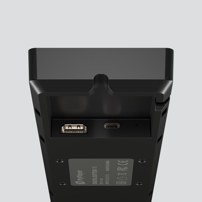 Digital Buttons connections with HDMI and USB-C power