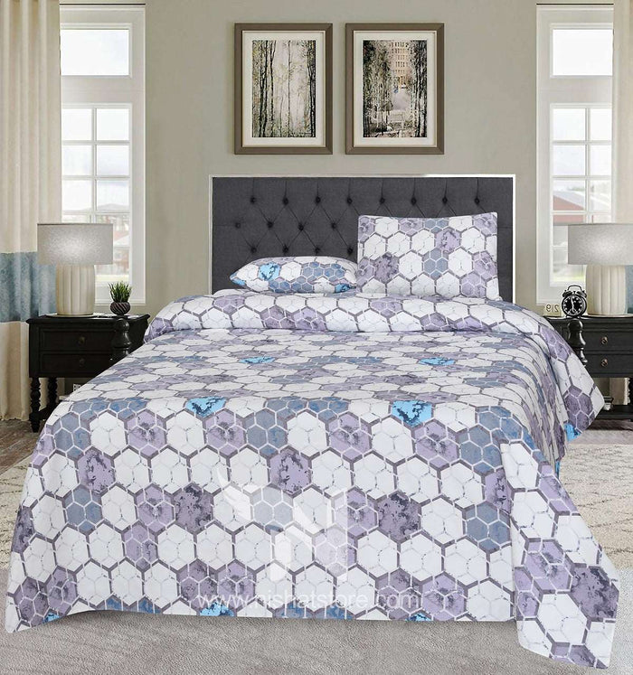 Double Bed Sheet Design NC-C 7177 - Nishat Creative Store
