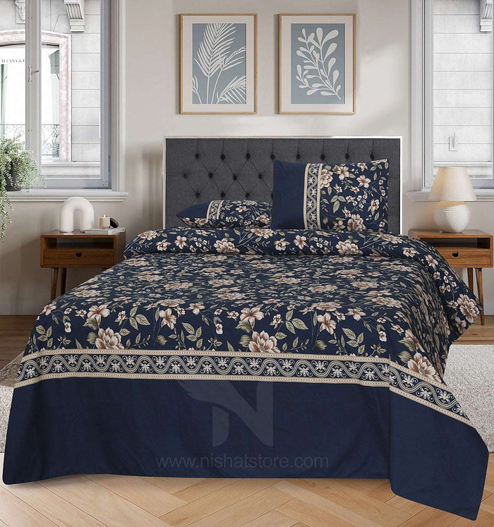 Double Bed Sheet Design NC-C 7318 - Nishat Creative Store