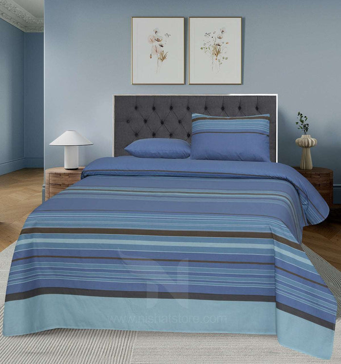 Double Bed Sheet Design NC-C 7378 - Nishat Creative Store