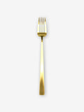 Cutipol Duna Serving Fork by Cutipol Tabletop New Cutlery Matte Gold