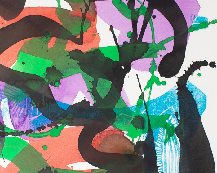 Ed Funk 2008 Abstract Monoprint
