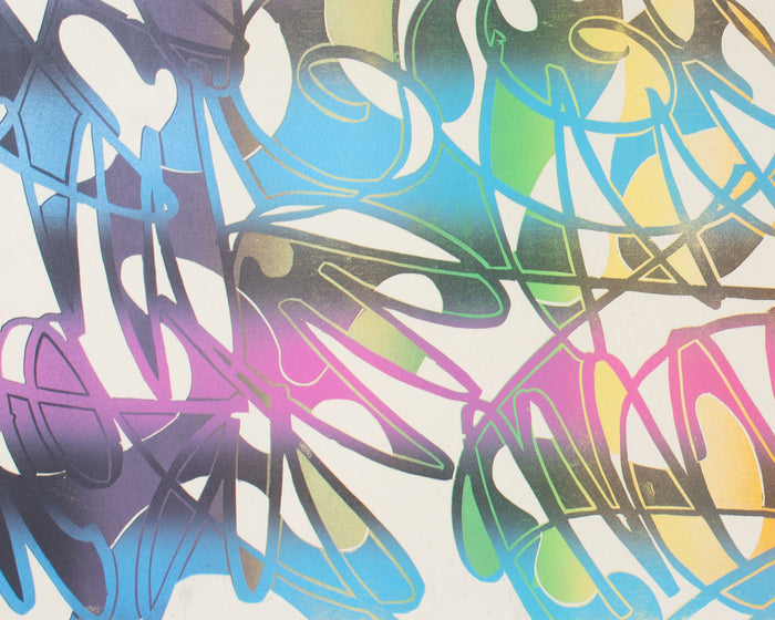 Ed Funk “My Sweet Baby Doll” Abstract Monoprint