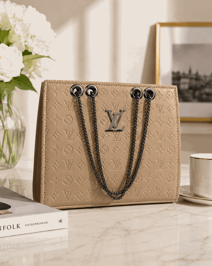 Embossed LV Monogram Tote Bag - Nishat Creative Store