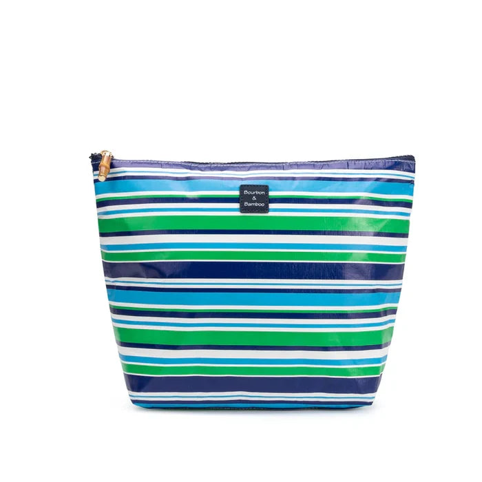 Bourban and Bamboo essentials bag pouch in a stylish design, featuring a durable fabric and practical size for everyday use.