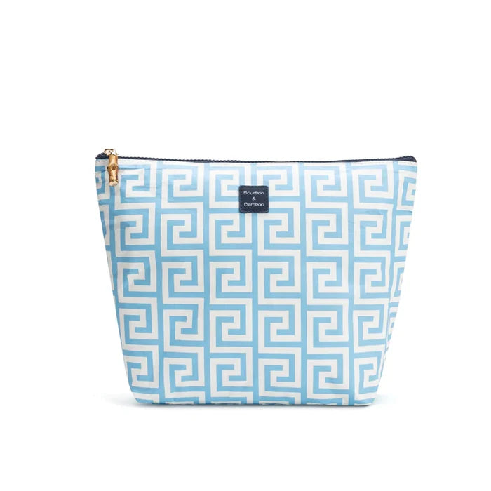 Bourban and Bamboo Essentials Bag, a stylish pouch in a vibrant color, perfect for organizing daily essentials.