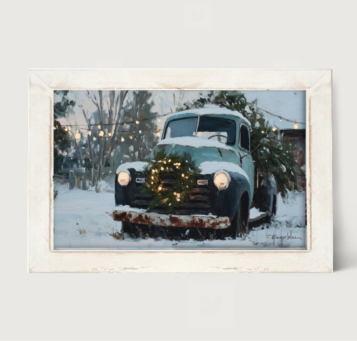 Farm Truck at Christmas Time