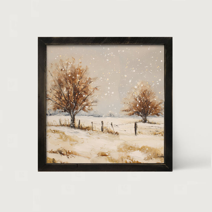 Fenceline Snowfall