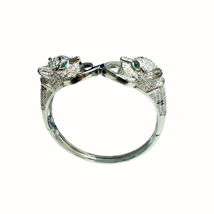 Fierce Tiger Bracelet featuring a bold tiger design with intricate details on a durable band.