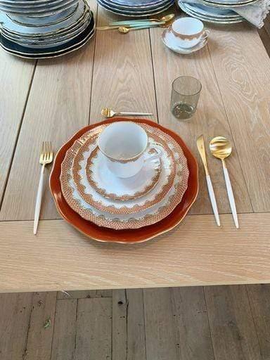 Herend Fish Scale 5.5" Canton Saucer by Herend Tabletop New Dinnerware