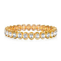 Framed Oval Bracelet-Clear