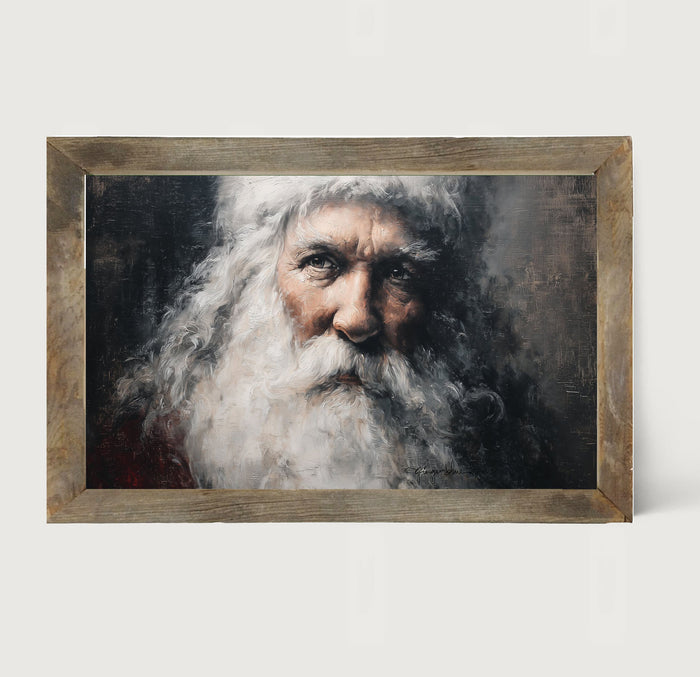 Gazing Santa